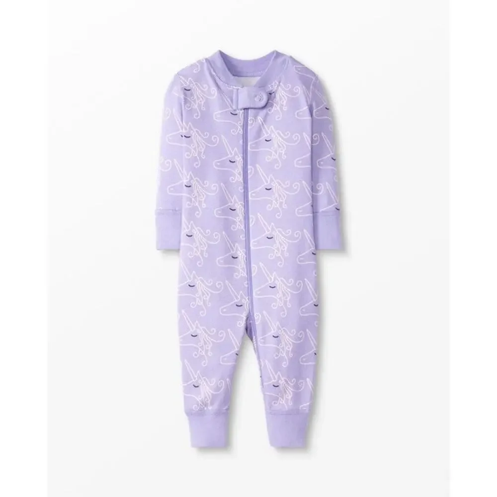 Hanna Andersson Baby Zip Sleeper Organic Cotton 70 Unicorn